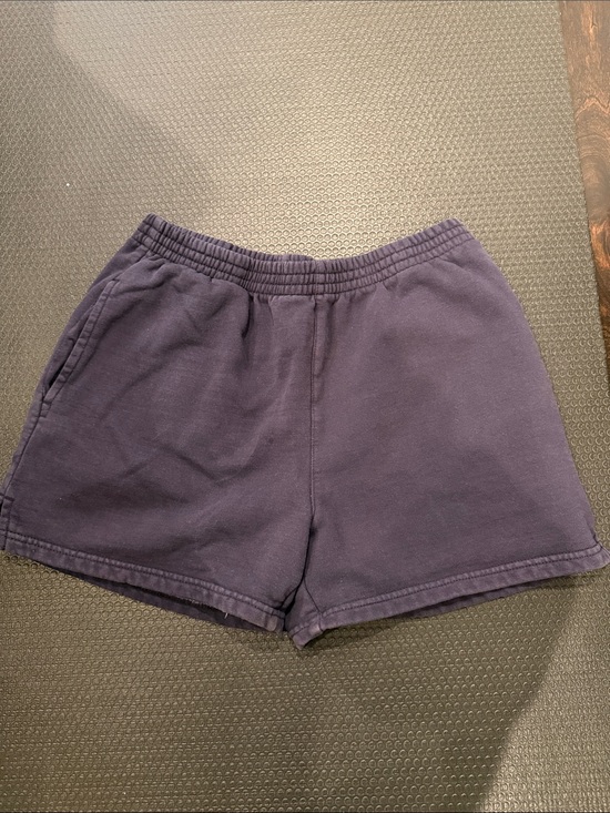 Brandy Melville Pants - Brandy Melville Navy Relaxed Elastic-Waist Athletic Shorts